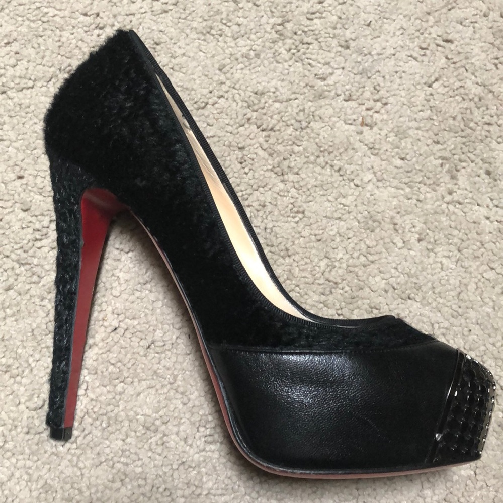 Christian Louboutin Maggie 140 pony hair pump - Picture 8 of 8